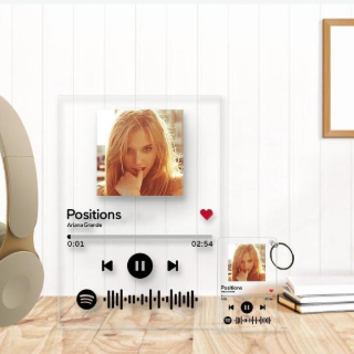 Spotify Glass Plaques